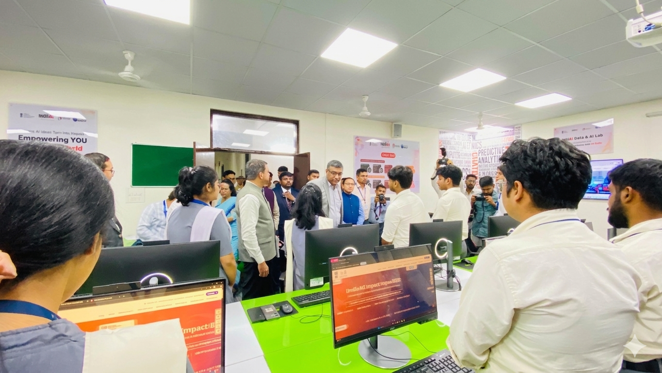 MeitY Secretary Visits India AI Lab
